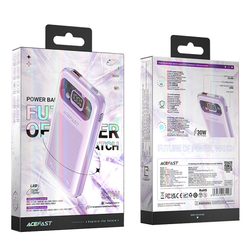 Acefast akupank 10 000 mAh LED ekraaniga kiirlaadimine 30W (M1) - Image 25