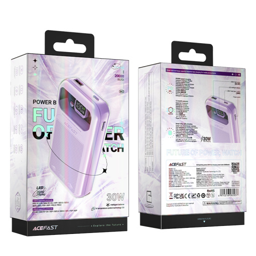Acefast akupank 20 000 mAh LED ekraaniga kiirlaadimine 30W (M2) - Image 25