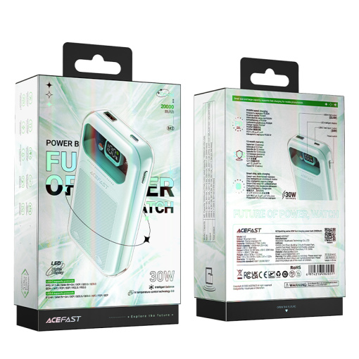Acefast akupank 20 000 mAh LED ekraaniga kiirlaadimine 30W (M2) - Image 13