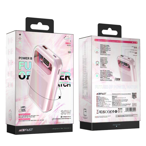 Acefast akupank 20 000 mAh LED ekraaniga kiirlaadimine 30W (M2) - Image 19