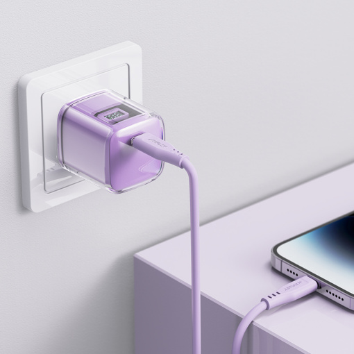 Acefast kiirlaadija USB-C LED ekraaniga 30W (A53) - Image 10