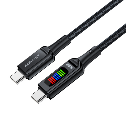 Acefast laadija kaabel USB-C to USB-C 100W LED indikaator 1,2m (C7-03) - Image 3