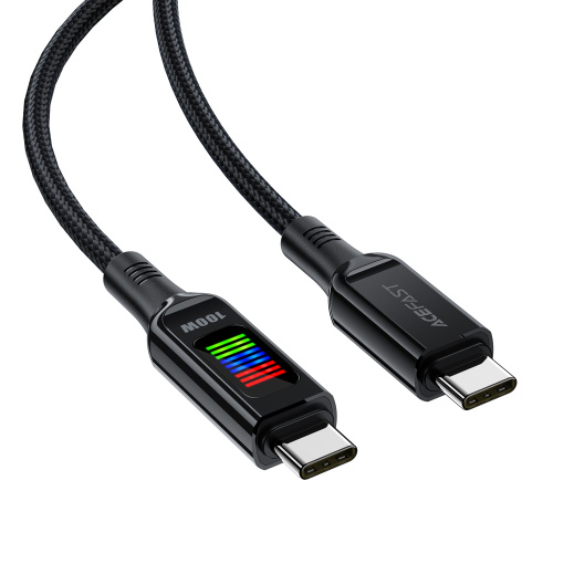 Acefast laadija kaabel USB-C to USB-C 100W LED indikaator 1,2m (C7-03) - Image 4