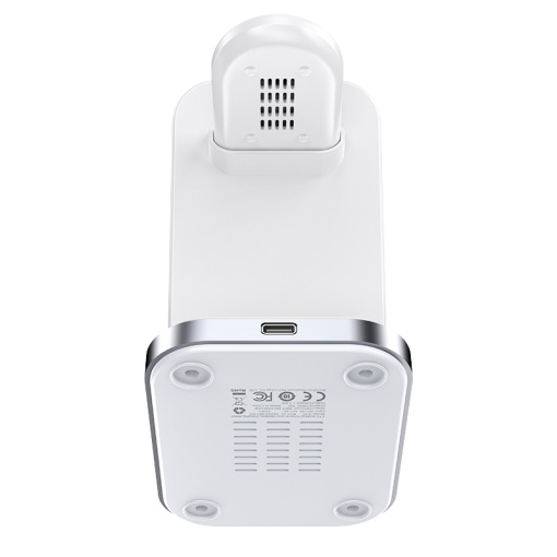 Acefast juhtmevaba laadija LED indikaatoriga 3-in-1 (valge) E15 - Image 4