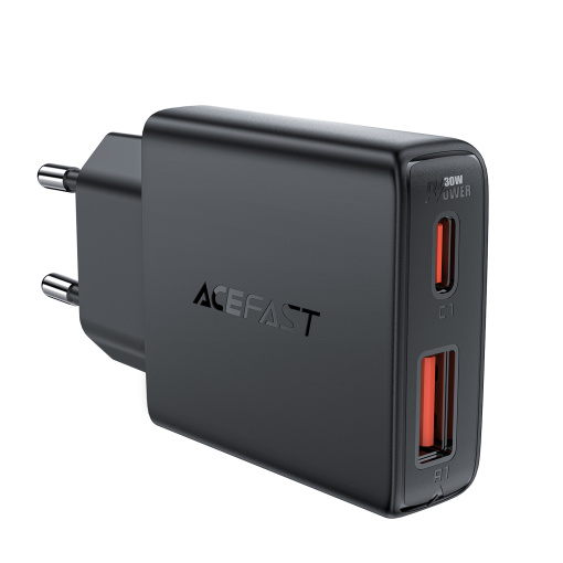 Acefast kiirlaadija USB-C js USB-A 30W (A69) - Image 4