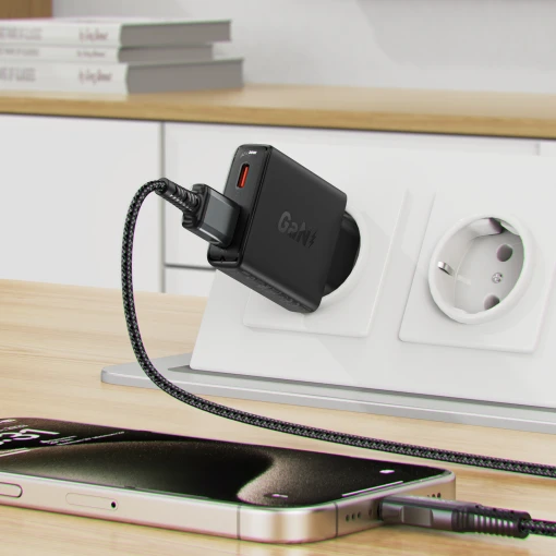 Acefast kiirlaadija USB-C js USB-A 30W (A69) - Image 5