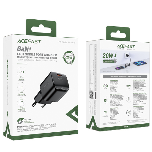 Acefast kiirlaadija USB-C 20W (A73) - Image 7