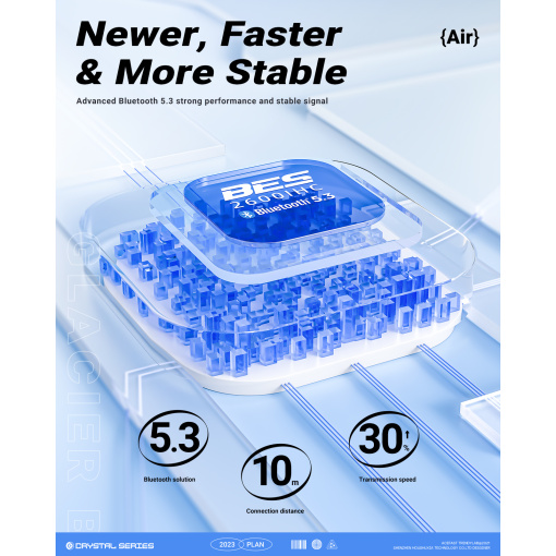 Acefast kõrvaklapid LED ekraan (T9) - Image 3