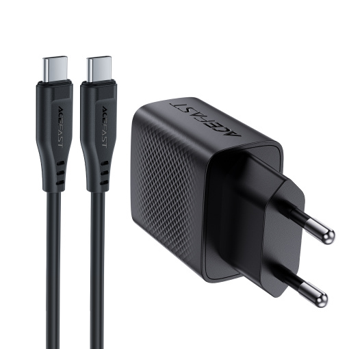 Acefast kiirlaadija KOMPLEKT 20W USB-C laadija ning kaabel 1,2m USB-C to USB-C (A82) - Image 4