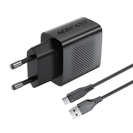 Acefast kiirlaadija KOMPLEKT 18W USB-A ja kaabel 1,2m USB-A to USB-C (A90) - Image 4