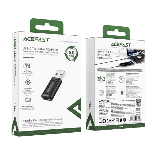 Acefast USB-C to USB-A adapter (J2) - Image 7