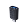 Acefast USB-A to USB-C adapter J1 musta värvi