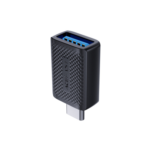 Acefast USB-A to USB-C adapter J1 musta värvi